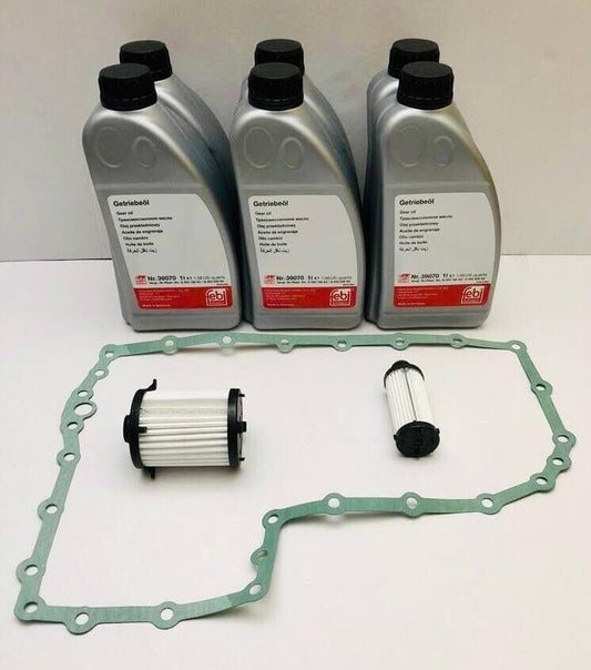 AUDI VW 0CK 7 SPEED AUTOMATIC GEARBOX SERVICE KIT FILTERS GASKET OIL 6L