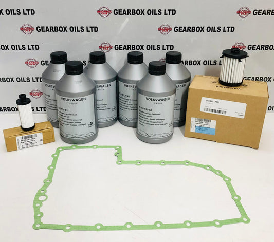 GENUINE AUDI VW 0CK 7 SPEED AUTOMATIC GEARBOX FILTERS GASKET OIL 6L TRANSMISSION SERVICE KIT