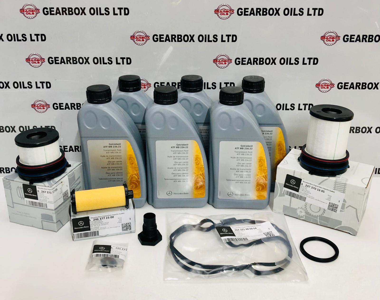 GENUINE MERCEDES A CLASS A200 724.1 8G DCT 8 SPEED AUTOMATIC GEARBOX  FILTERS GASKET OIL 6L TRANSMISSION SERVICE KIT