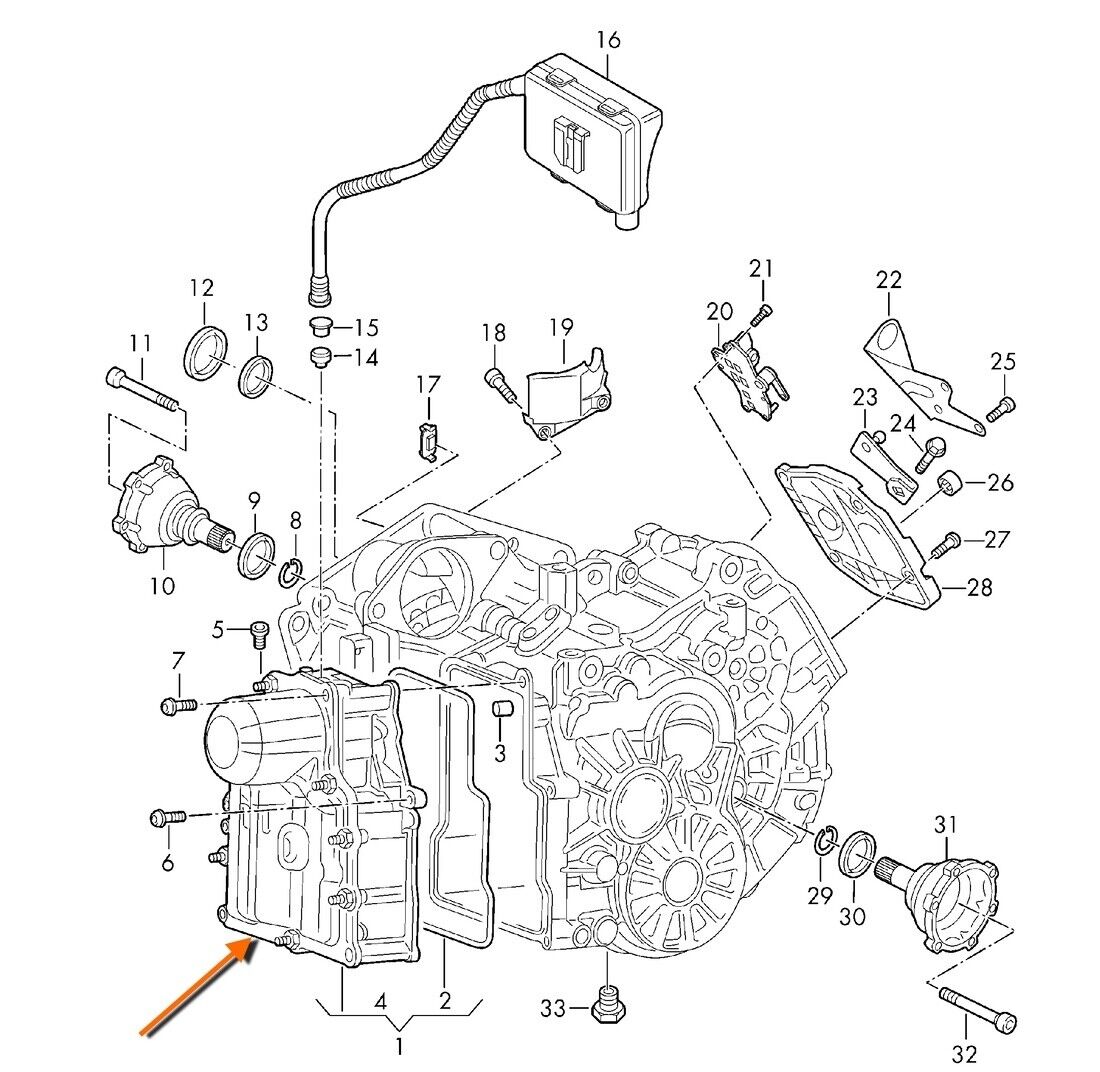 VW AUDI SKODA SEAT DSG 7 SPEED 0AM DQ200 AUTO GEARBOX MECHATRONIC COVER & GASKET