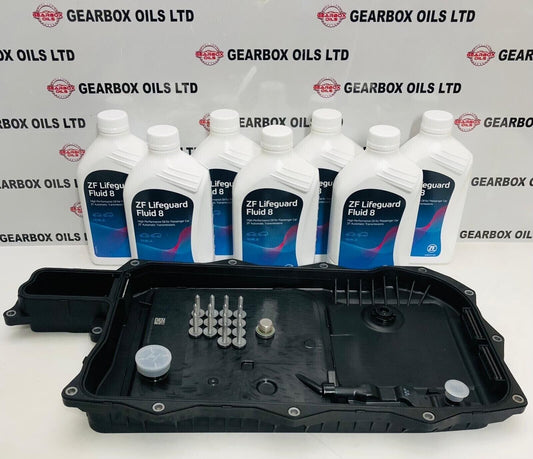 GENUINE BMW AND LANDROVER ZF AUTOMATIC GEARBOX HYBRID 8P75PH 8P75XPH SUMP PAN OIL 7L KIT